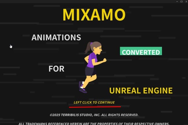 UE5のMixamoConverter